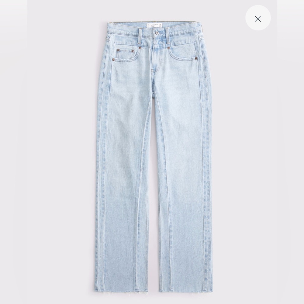 NWT Abercrombie & Fitch Low Rise Baggy Jean